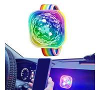 LED Wristband,Disco Ball Light Wristband | LED Lamp Bracelets with Suction Cup Portable Wearable for Car Decor Dance Club Party Use