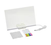 LED Writing Board, Light Up Message Board, Portable Erasable Painting Tool for Classroom Home School Kindergarten, Toddler Writing Supples