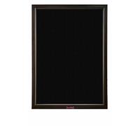 LED Writing Board Retail Display Illuminated, Medium A2 Size, Wood/Black Finish