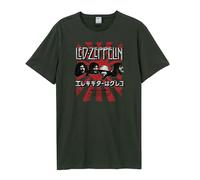 Led Zeppelin Burst Amplified Charcoal XXL Unisex T-Shirt NEW