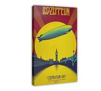 Led Zeppelin Celebration Day Canvas Poster Wall Art Decor Print Picture Paintings for Living Room Bedroom Decoration Frame-style 16x24inch(40x60cm)