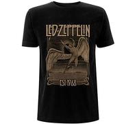 Led Zeppelin Faded Falling Official Tee T-Shirt Mens Unisex (Medium) Black