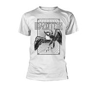 Led Zeppelin Icarus Burst Official Tee T-Shirt Mens Unisex (Small) White