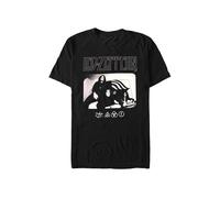 Led Zeppelin - Icon Logo Photo - T-Shirt - black - M - 100% Cotton M