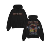 Led Zeppelin Inglewood 1977 Hoodie, Black, Medium