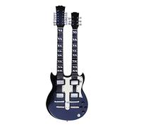 Led Zeppelin Jimmy Page Black Double Neck Miniature Guitar