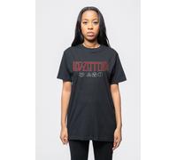 Led Zeppelin Logo & Symbols T-Shirt in Black | Size: 2XL Led Zeppelin Black 2XL