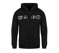 Led Zeppelin Men's Electric Magic Zipped Hoodie Black