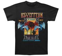 Led Zeppelin Men's Inglewood T-Shirt in Black | Size: Small Led Zeppelin Black S