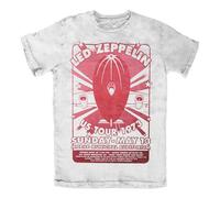Led Zeppelin Men's Mobile Municipal T-Shirt in White | Size: XL Led Zeppelin White XL