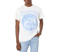 Led Zeppelin Men's Us Tour 1975 White Tee T-Shirt, XXL