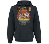 Led Zeppelin Men's USA Tour 1975 Hoodie Black