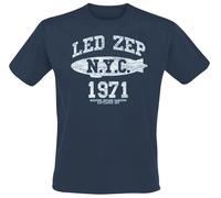 Led Zeppelin NYC 1971 T-Shirt blue M