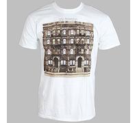 Led Zeppelin - Official Led Zeppelin - Physical Graffiti - T Shirt in white (Medium)