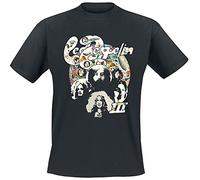 Led Zeppelin Photo III Men's T-Shirt Black S 100% Cotton Regular