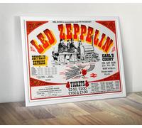 Led Zeppelin Physical Rocket Earl's Court 1975 Promotional Venue Tour Live Concert Poster : A Huge 30"x24" Print : BRING YOUR WALLS TO LIFE ! #4