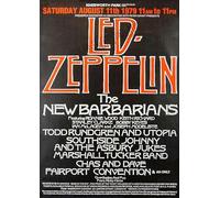 Led Zeppelin Poster Vintage Rock Band Heavy Metal Wall Art Picture A4