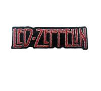 Led Zeppelin Red Patch Badge Embroidered Iron on Applique Patch Accessory