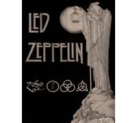 Led Zeppelin - Stairway to Heaven Multi-color Fabric Poster, 76x102 cm, Living Room Decor