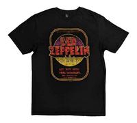 Led Zeppelin T Shirt 1971 Wembley Band Logo Official Mens Black XL