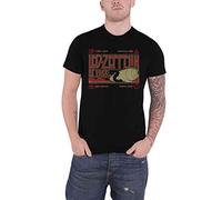 Led Zeppelin - T-Shirt # L Unisex Black # Zeppelin & Smoke