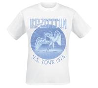 Led Zeppelin Tour 75 T-Shirt white L