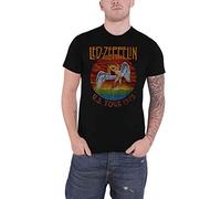 Led Zeppelin T-Shirt USA Tour '75. Unisex Black 2XL