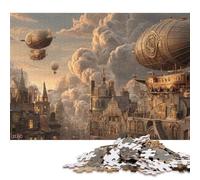 Led Zeppelin Wooden Jigsaw Puzzle 1000 Piece for Adults Fun Toy Intellectual Game Decoration Stress Relief Toy Education Game Relaxation And Intelligence 1000pcs (75x50cm)