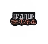 Led Zeppelin Zoso Patch Badge Embroidered Iron on Applique Patch Accessory