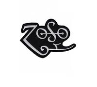 Led Zeppelin Zoso Silver Patch Badge Embroidered Iron on Applique Patch Accessory