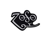 Led Zeppelin Zoso Silver Patch Badge Embroidered Iron on Applique Souvenir Accessory