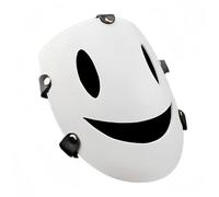 LEDABAO High-Rise Invasion Cosplay Mask Cosplay Costume Resin Integral Helmet Horror Headgear Anime Sniper White Smile Mask Halloween Party Costume Props