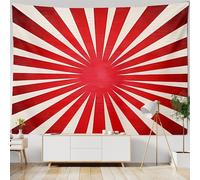 Ledander Vintage Sun Tapestry Boho Wall Hanging Retro Rainbow Sunrise Sunset Aesthetic Tapestry Wall Decor for Bedroom (S-XL)