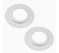 Ledangel 2 X Lamp Shade Adapter Reducer Plate/Washer/Ring Made from Metal ES to BC
