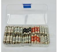 Ledangel Basics FuseBox - 100x Colour-Coded BS1362 Plug Fuses (1A-13A) in Portable Carry Case | Ideal for Appliances, DIY, & Home Repairs