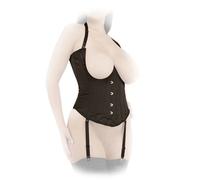 Ledapol - Elegant Satin Straps Underbust Corset / Corsage In Various Colors