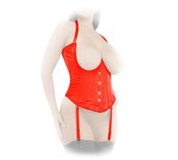 Ledapol - Elegant Satin Straps Underbust Corset / Corsage In Various Colors