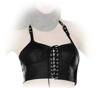 Ledapol - Genuine Leather Lace-Up Corsage / Bustier in Various Colors