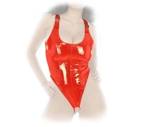 Ledapol - Hot Lacquer Body open with crotch straps and zip in various colors