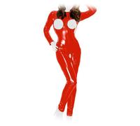 Ledapol - Long-sleeved Lacquer Overall open with Zip in various Colors