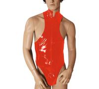 Ledapol - Sharp Men Gay Lack Body with Zip in various colors