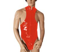 Ledapol - Sharp Men Gay Lack Body with Zip in various colors