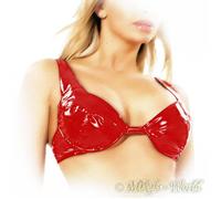 Ledapol - Sharp Shiny Full Bust Vinyl Bra In Various Colors