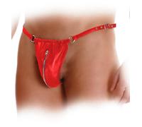 Ledapol - Ultracatch Genuine Leather Men's Thong with Zipper in Various Colors