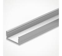 LEDBRITE Aluminium Profile 2M / 6.6FT LED Channel ALP1708 with Cover. LED Channels and Diffusers with End Caps and Mounting Clips