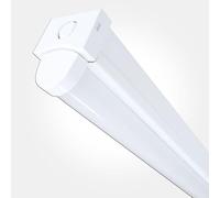 LEDBRITE LED 5ft Batten Light Ceiling Light Fitting 150Lm/W 3CCT Tri Colour & Wattage Selectable 29W, 36W, 44W, 52W Durable Energy Efficient for Office, Bathroom, Kitchen, Garage, Warehouse