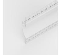 LEDBRITE LED Wall Wash Aluminium Profile 2M / 6.6FT with Cover. LED Channels and Diffusers with End Caps and Mounting Clips Plaster Marble Tile LED Strip Recessed ALP1896 (4)