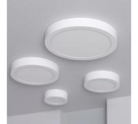 LEDBRITE Round Surface Mounted LED Ceiling Lights Dimmable CCT Colour Selectable 3000K 4000K & 6000K LED Thin Panel Ceiling Lamp for Living Room, Kitchen, Porch, Bedroom, Bathroom, Utility (12, Watts)