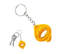 Leddy Living BOLOGNA TORTELLINO 3D Pocket Keyring with Key Holder Ring Italian National Pride, Hat Decoration, Accessory for Men and Women, Gift Idea, Tortellino, One size