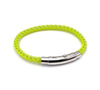 Leddy Living Women's Adjustable Braided Cord Bracelet 19/20 cm Neon Colours - Infinite Friendship Bracelet Gift Idea for Girls and Mothers Wrist and Ankle Jewellery, 19-20 cm REGOLABILE